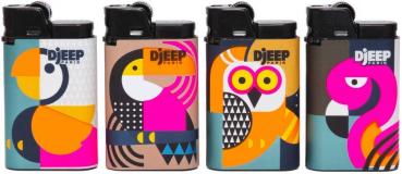 DJEEP Paris FLUO BIRDS Touch/Feel High Quality Reibrad Fzg. Bis zu 3500 Zündunge